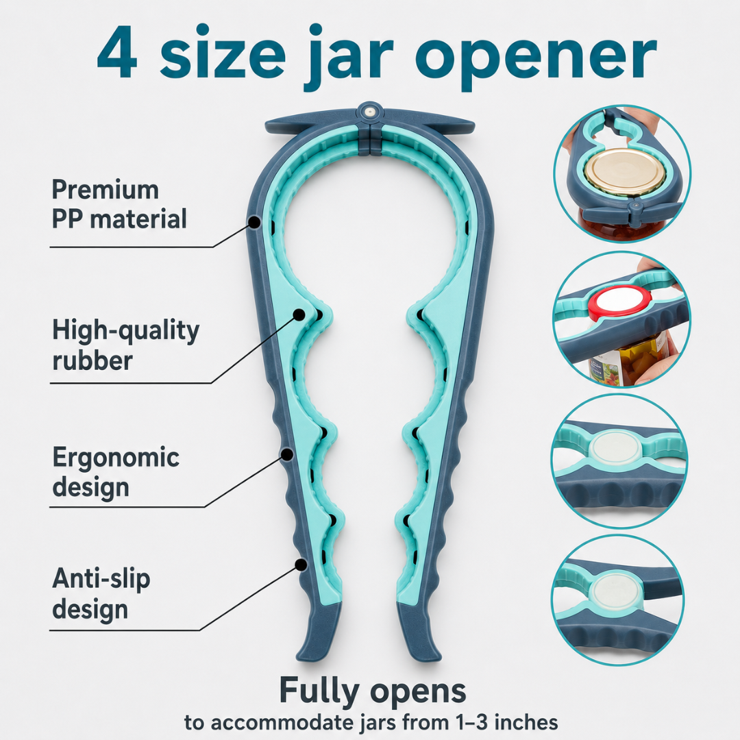 9-in-1 Jar & Bottle Opener